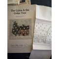 Flew The Coop Punchneedle Pattern The Cabin & the Cedar Tree 4x4 NOS