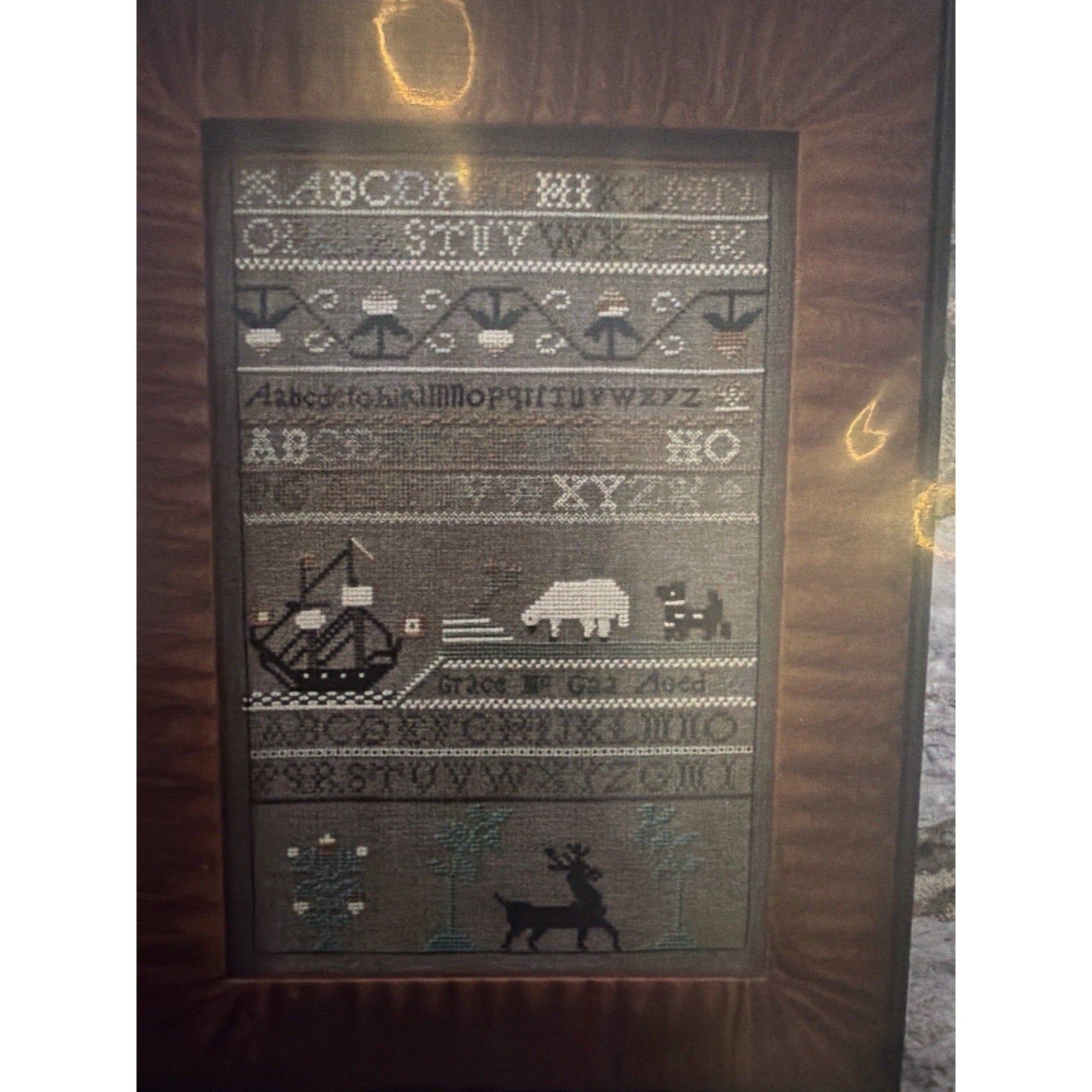 Carriage House Samplings Grace McGaa’s Sampler Cross Stitch Pattern Chart