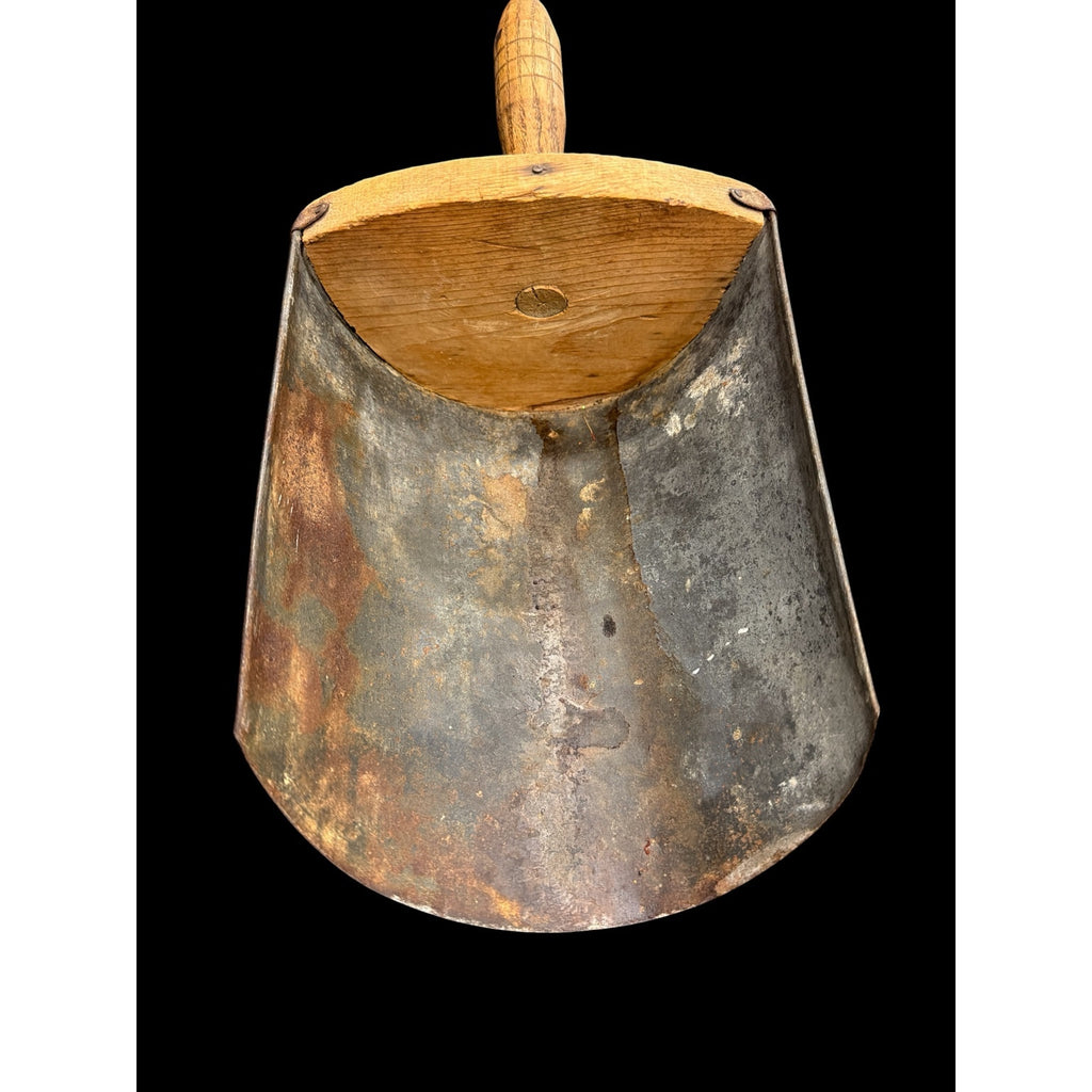 Primitive Handmade Grain Scoop, Antique Rustic Farm Feed Scoop