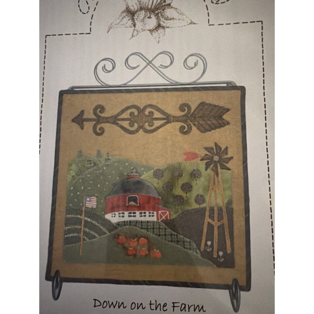 Lily Anna Stitches Down on the Farm Pattern LAS623 Farm Quilt NEW