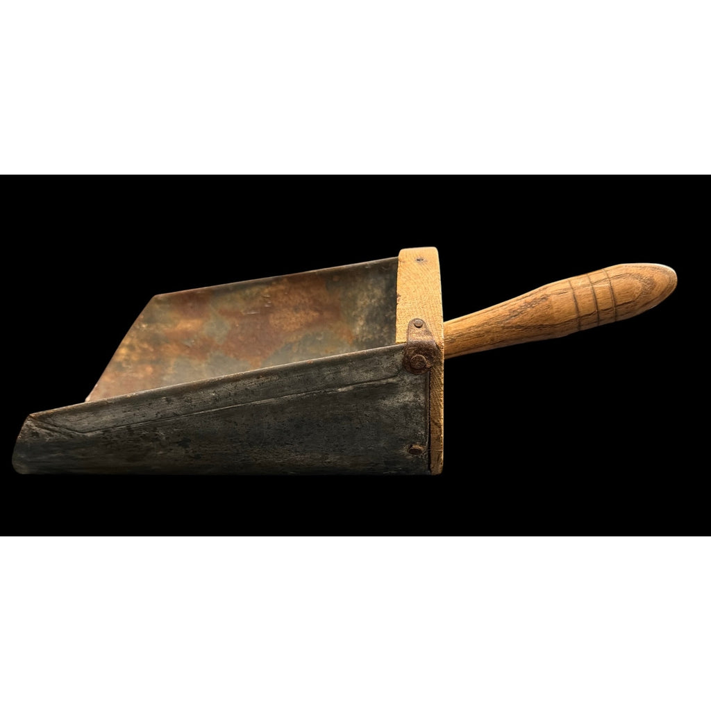 Primitive Handmade Grain Scoop, Antique Rustic Farm Feed Scoop