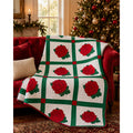 Vintage Handmade Rose Applique Quilt Hand Quilted 70x78 Floral Cottage