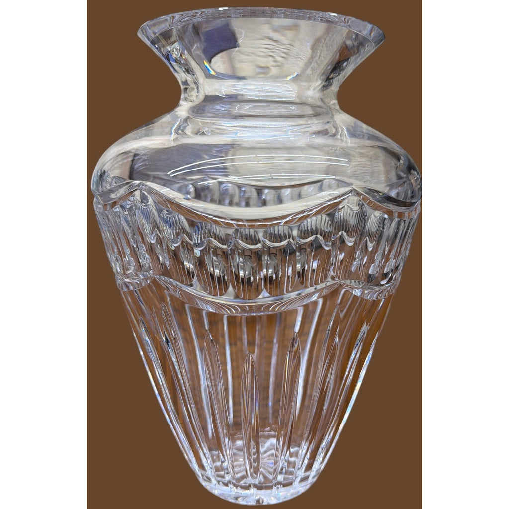 Waterford Pompeii 10 1/8" Lead Crystal Vase Large Discontinued Ireland – additional view 3