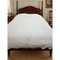 Vintage Candlewick Bedspread 100% Cotton Star Medallion Full Queen 88 x 104 – main view