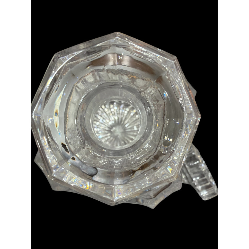 Golden Crown E&R Hand Cut Lead Crystal Decanter West Germany 9.5" – additional view 6