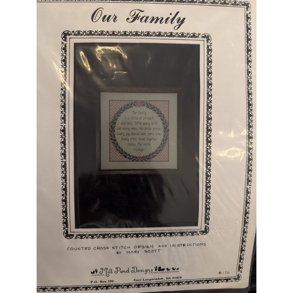 Mill Pond Designs Our Family #176 Mary Scott Cross Stitch Pattern