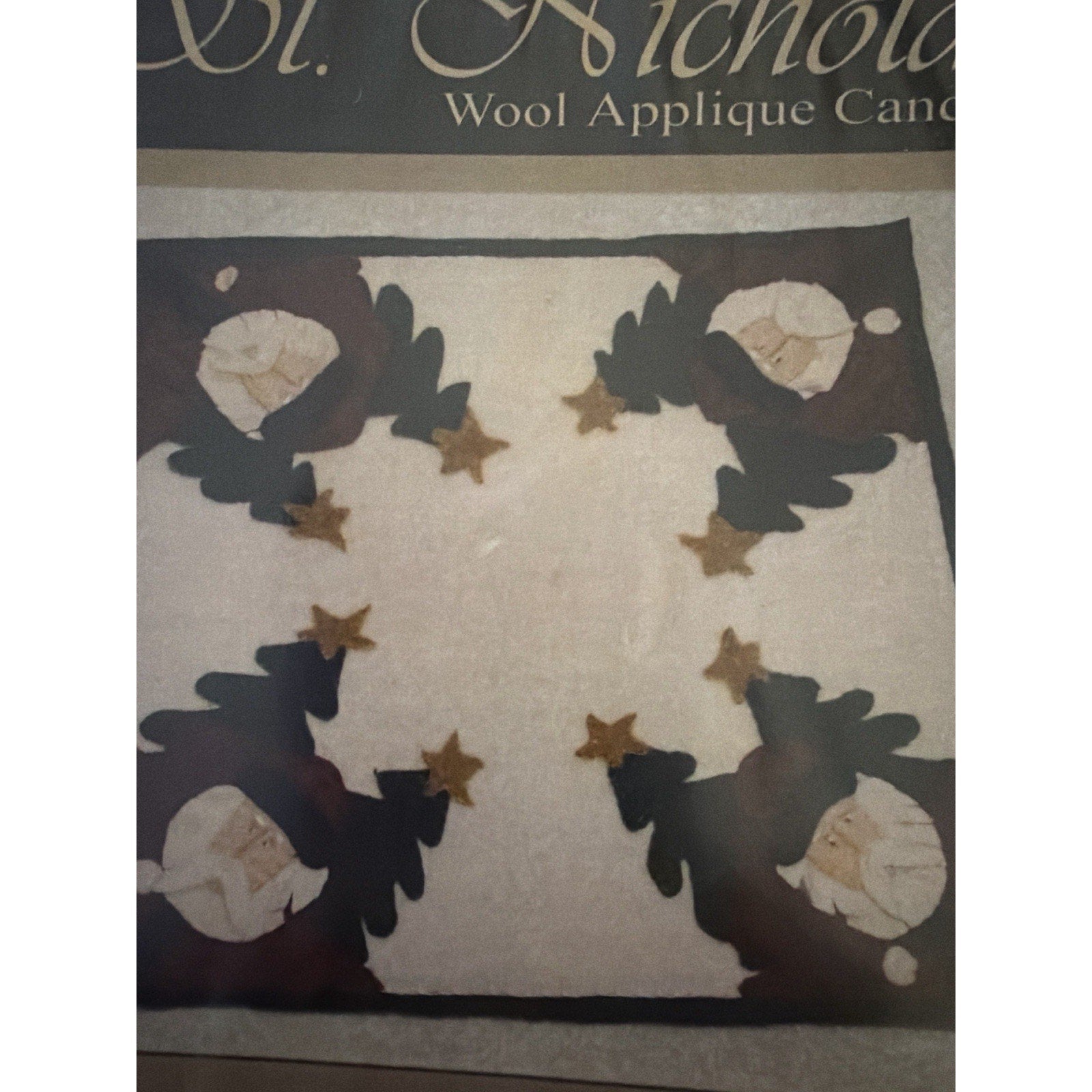Traditional Wool Expressions St Nicholas Candle Mat Pattern ONLY