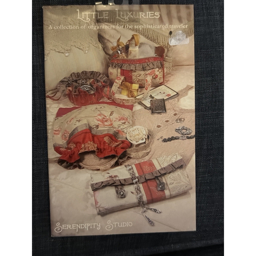 HTF Serendipity Studio LITTLE LUXURIES Travel Jewelry Bag Sewing Pattern