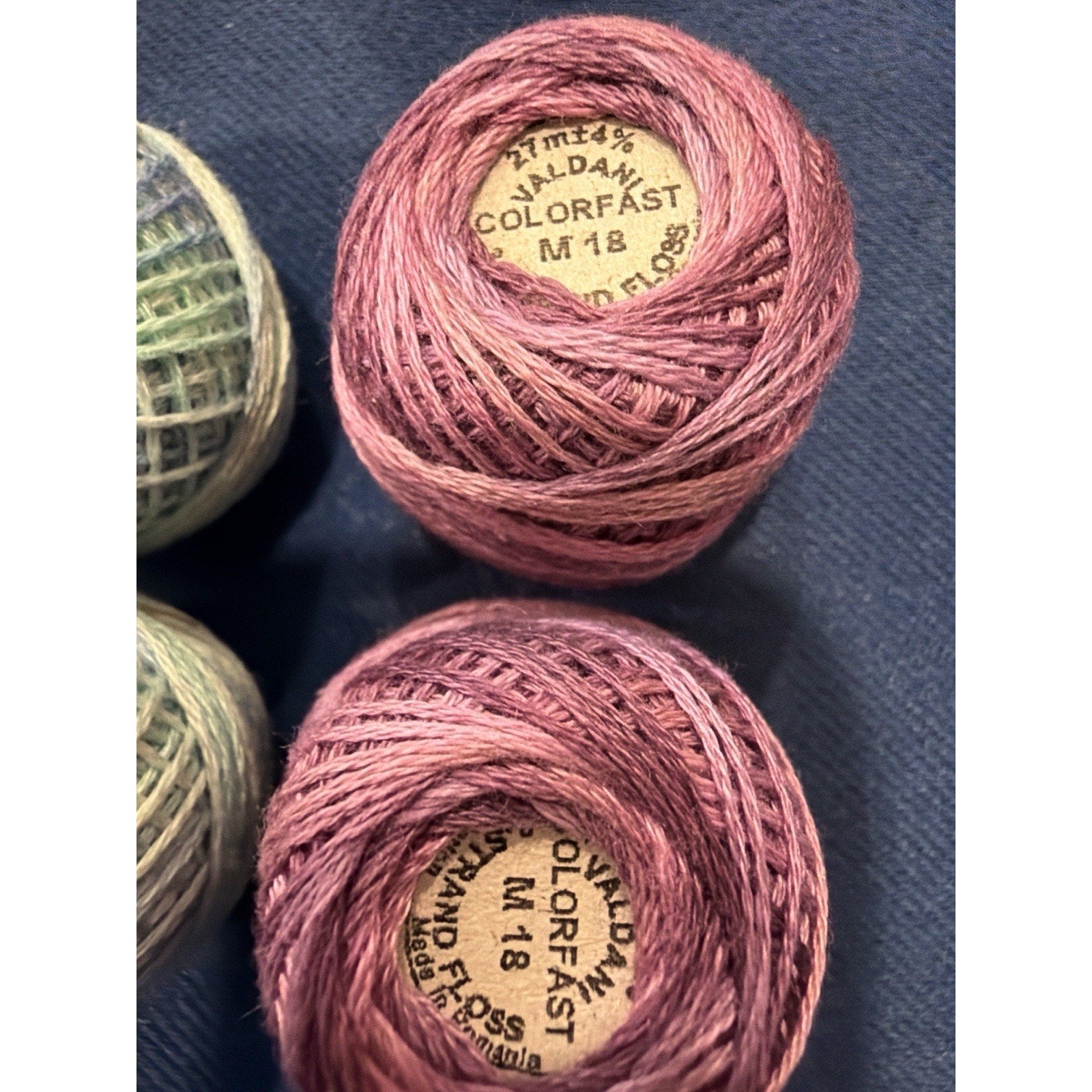 Valdani Pearl Cotton Coral Reef Conservatory 8 Ball Thread Collection