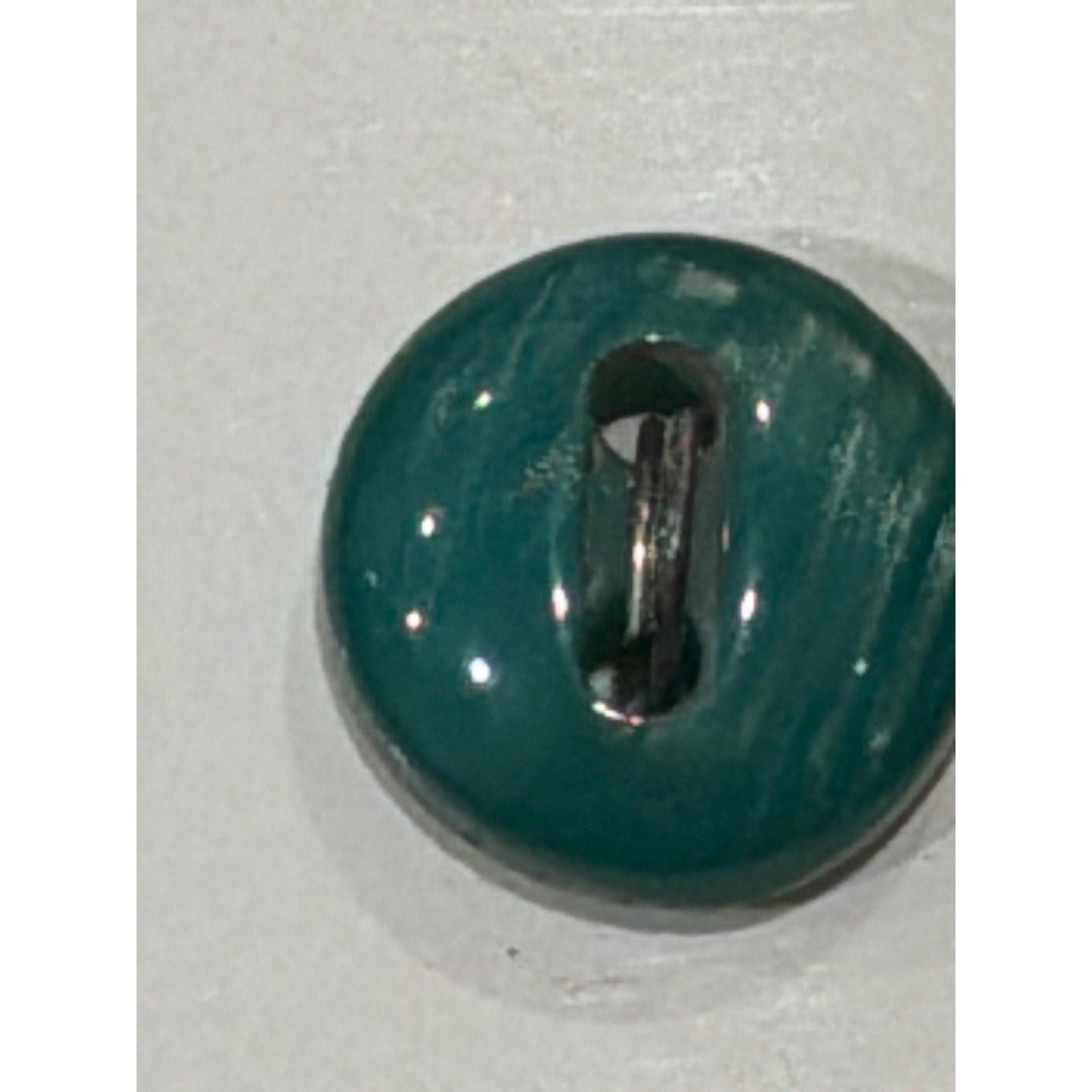 Vintage Green 2 Hole Buttons Set 6 Carded JHB International 3/8”
