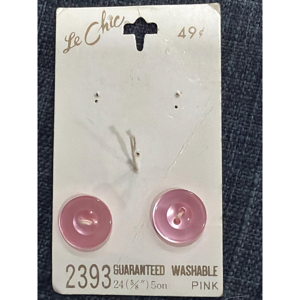 Vintage Button Lot Pink Red La Petite La Mode Sewing Craft NOS Cards