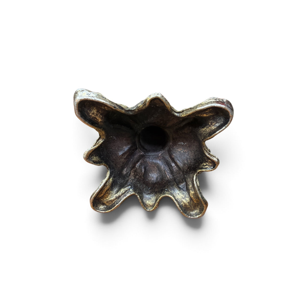 Vintage Red Lucite Candlestick Holders Pair Ornate Gold Tone Metal 8"