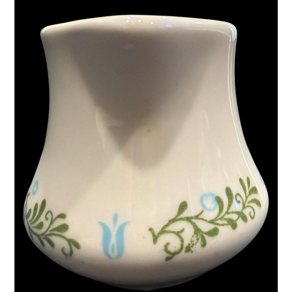 Homer Laughlin Creamer Vase Blue Floral French Ironstone Restaurantware – additional view 4