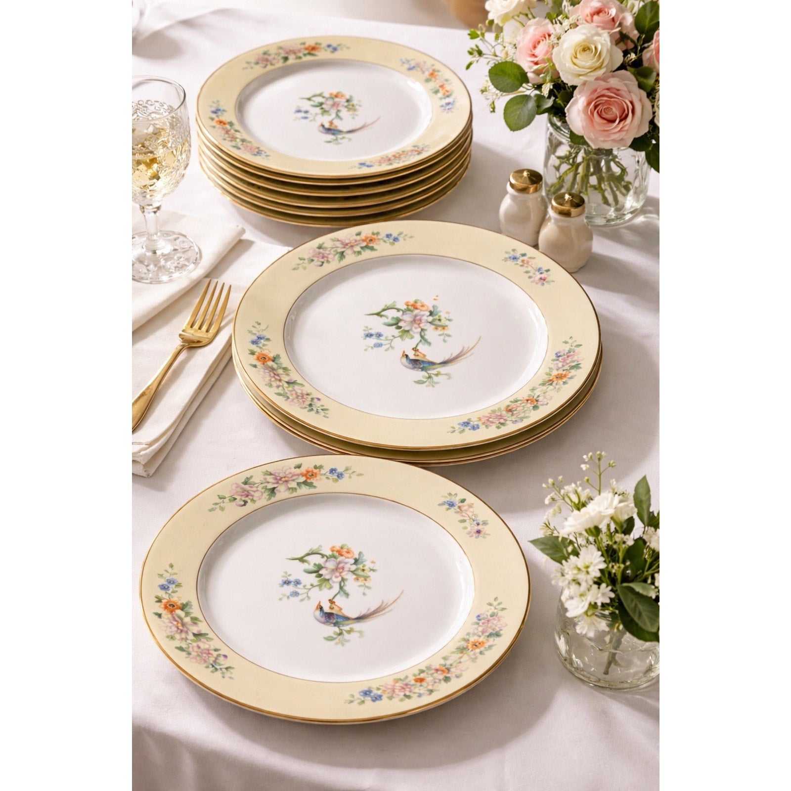 Antique Heinrich Bavaria Dinner Plate 10 Inch Germany Sold Individually