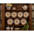 Vintage TST Bromley Salad Plates Set of 7 Cobalt Blue 22K Gold Taylor Smith