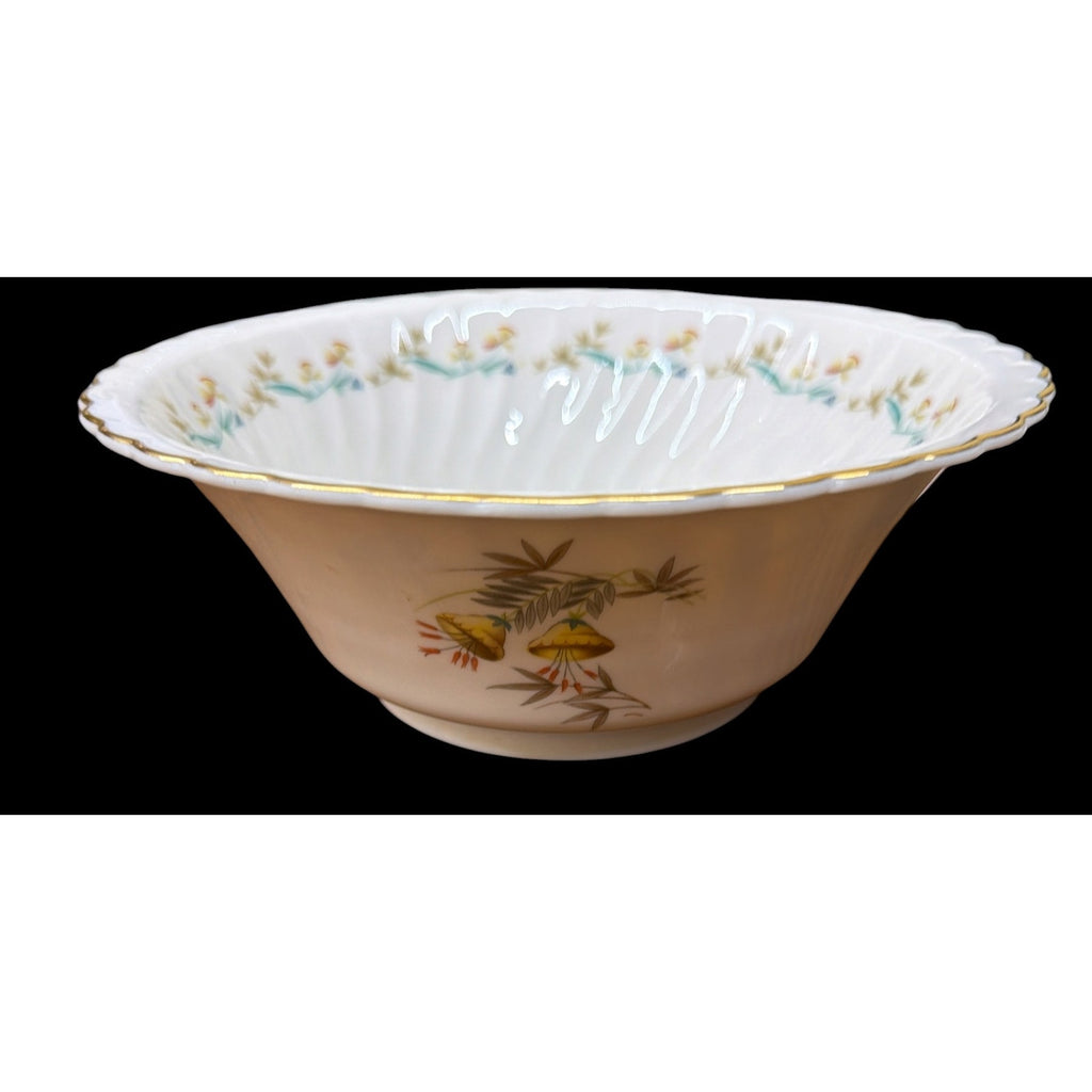Copied - Syracuse China Temple Bells Vegetable Serving Bowl Floral Gold Trim 8.5" – additional view 3