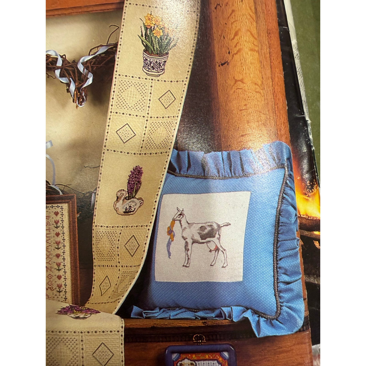 Just CrossStitch Magazine Jan Feb 1984 Vintage Cross Stitch Patterns NOS