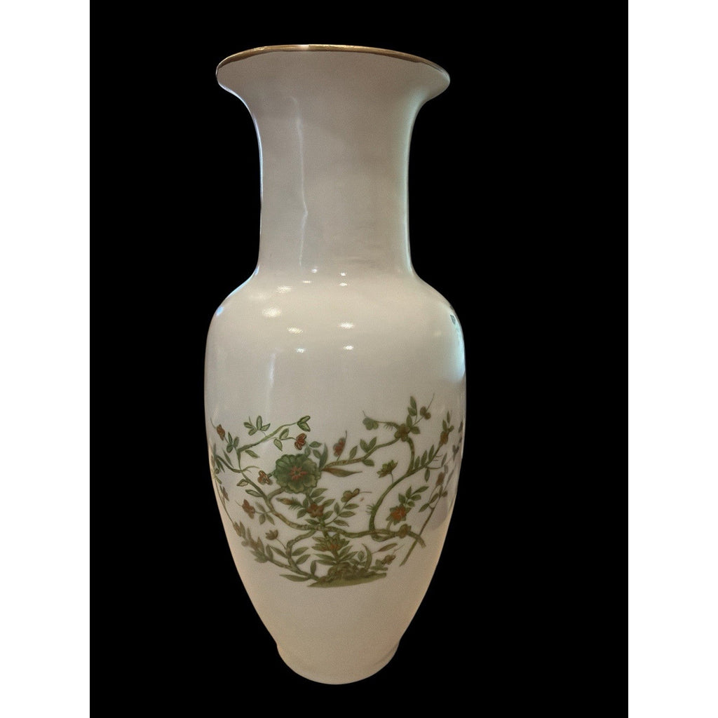Vintage Schmid Design Folio Porcelain Floral Vase Japan 12.25 Inch