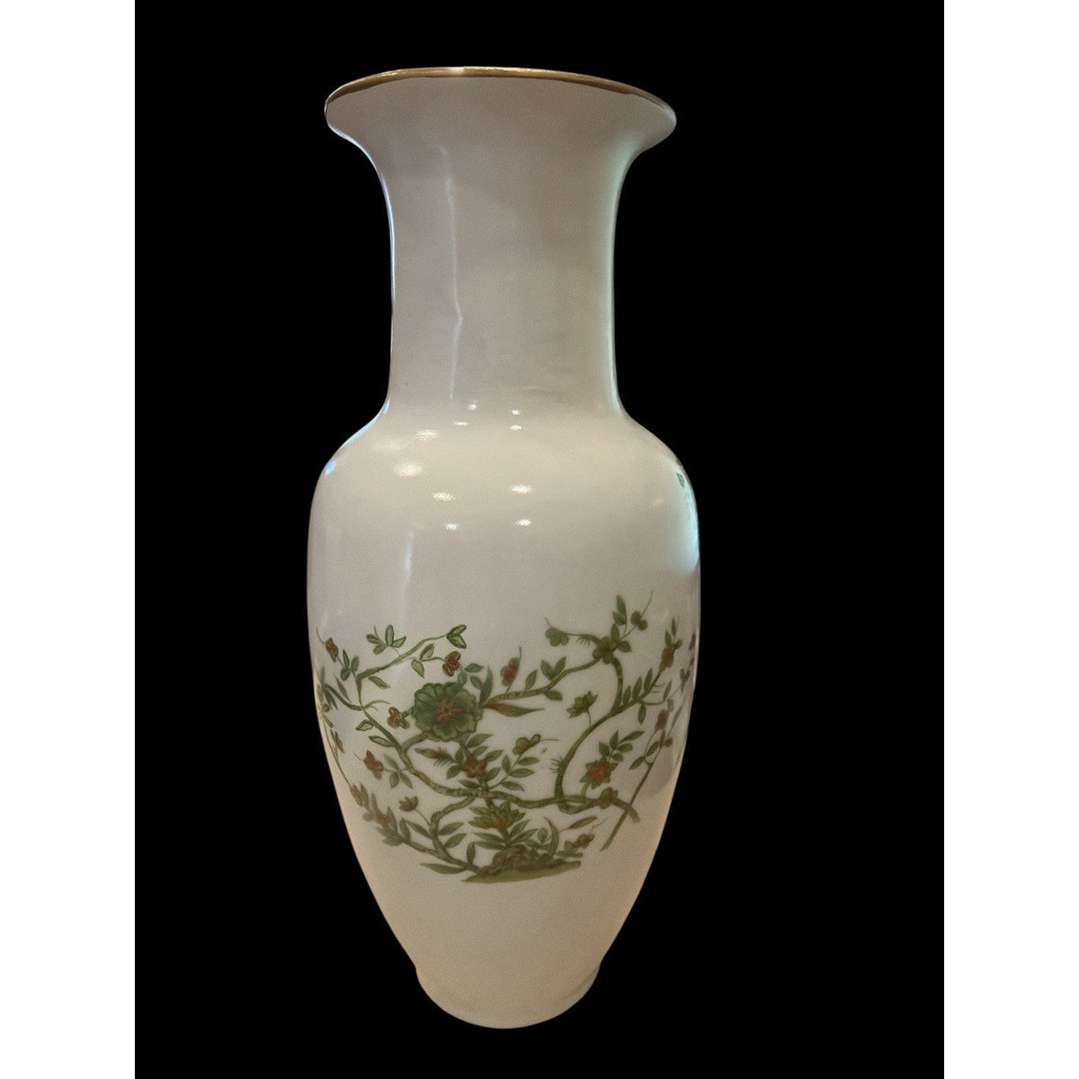Vintage Schmid Design Folio Porcelain Floral Vase Japan 12.25 Inch