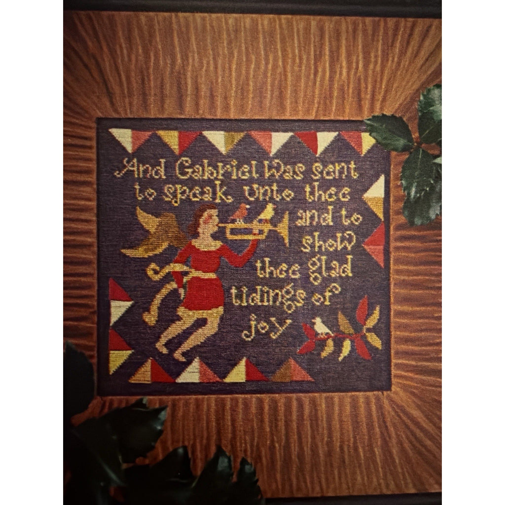 Carriage House Samplings Glad Tidings Angel Christmas Cross Stitch Pattern