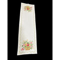 Hand made Cross Stitch table runner 42.5” x 13” – main view