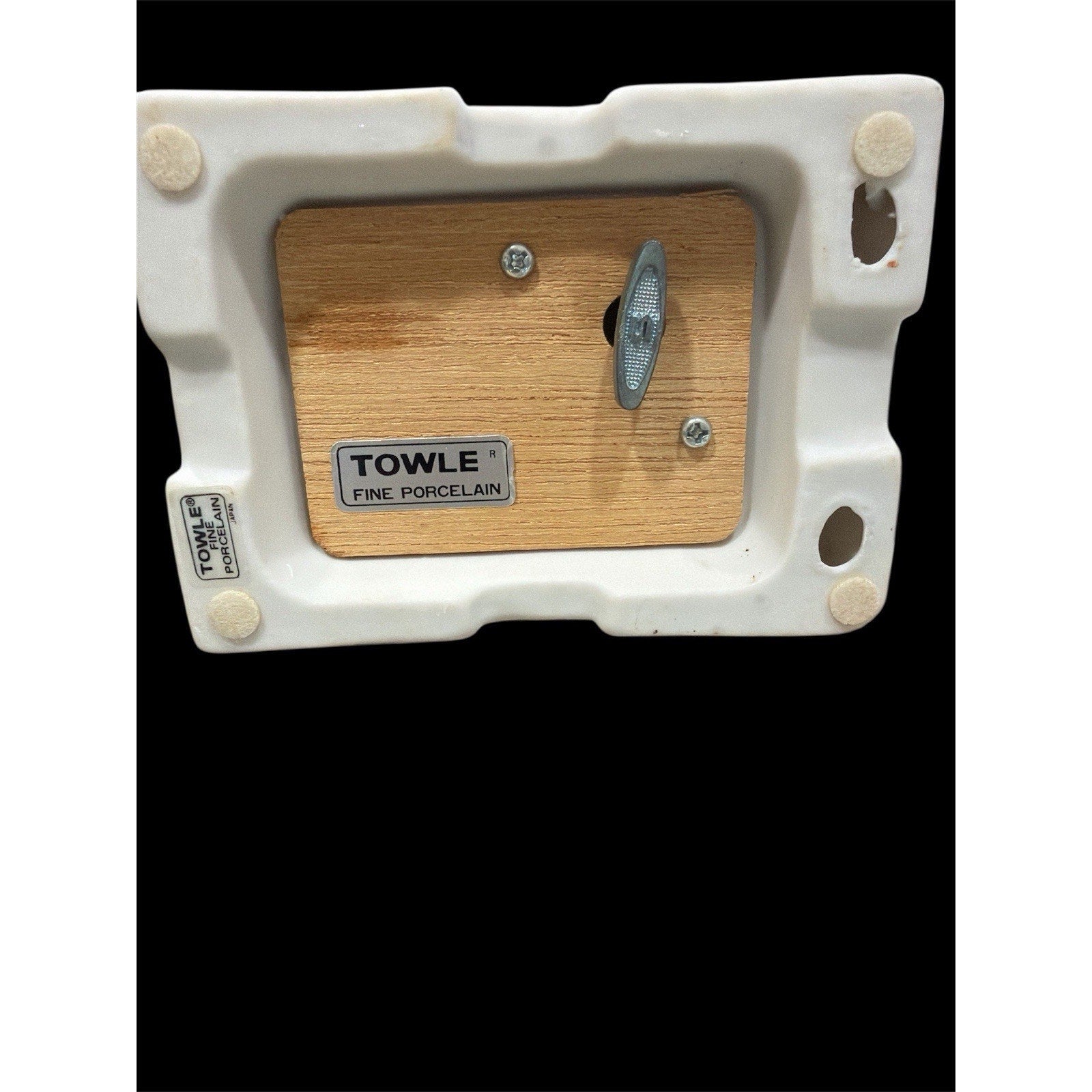 Vintage Towle Ceramic Music Box Working Wind-Up Cottage Decor Collectible Gift