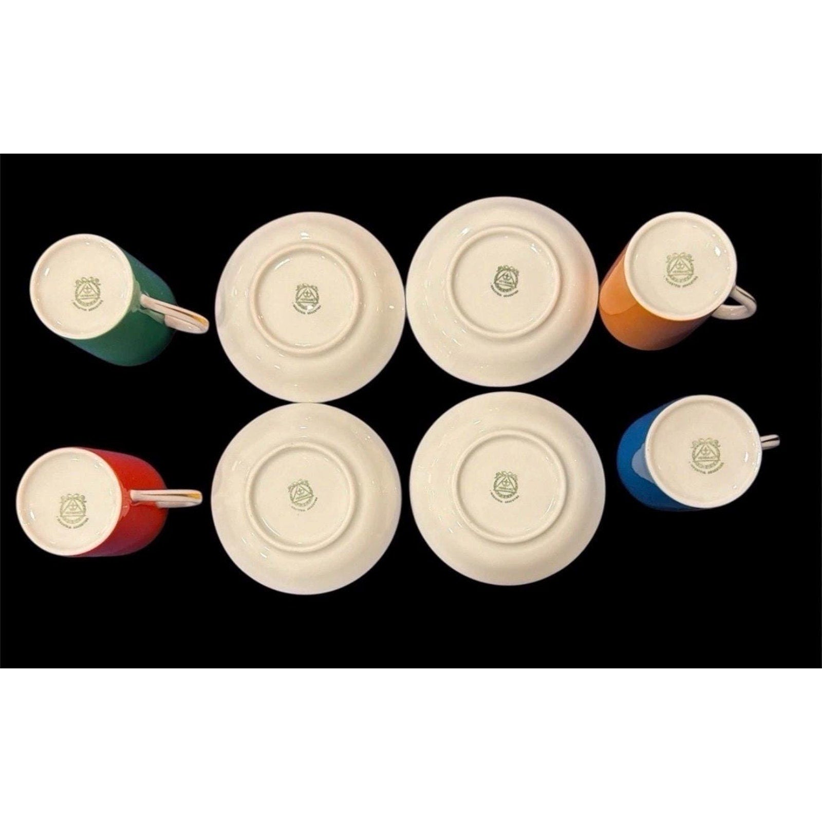 Vintage Mid Century Modern Espresso Cup Set – Argentina Ceramic, Set of 4