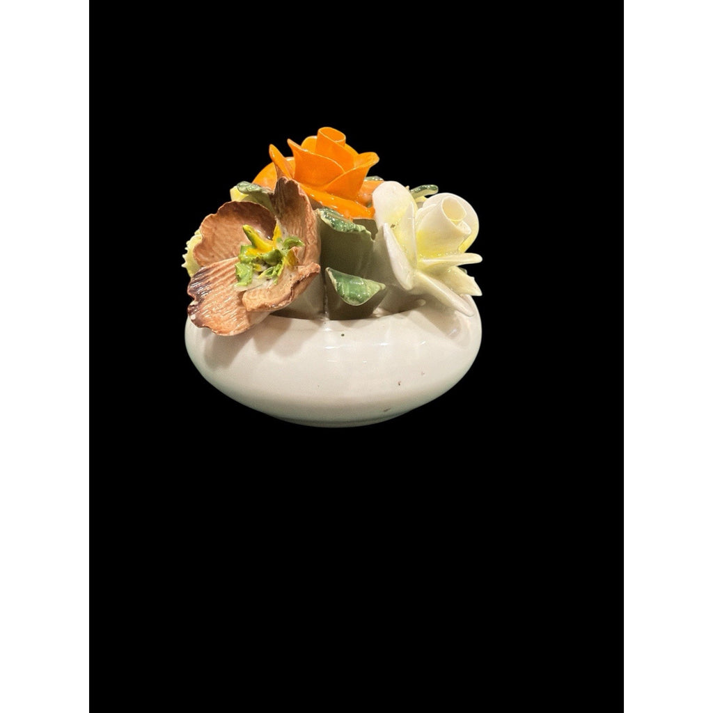 Vintage Heiracraft Bone China Floral Posy England Porcelain Flower Bouquet