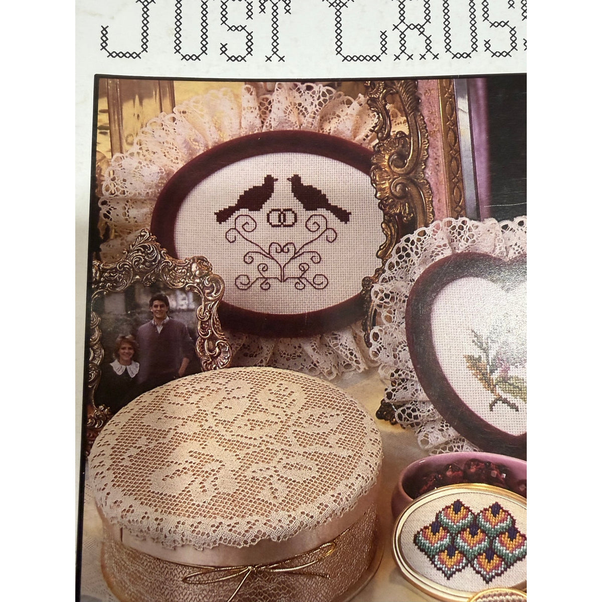Just CrossStitch Magazine Jan Feb 1986 Vintage Patterns NOS Unused