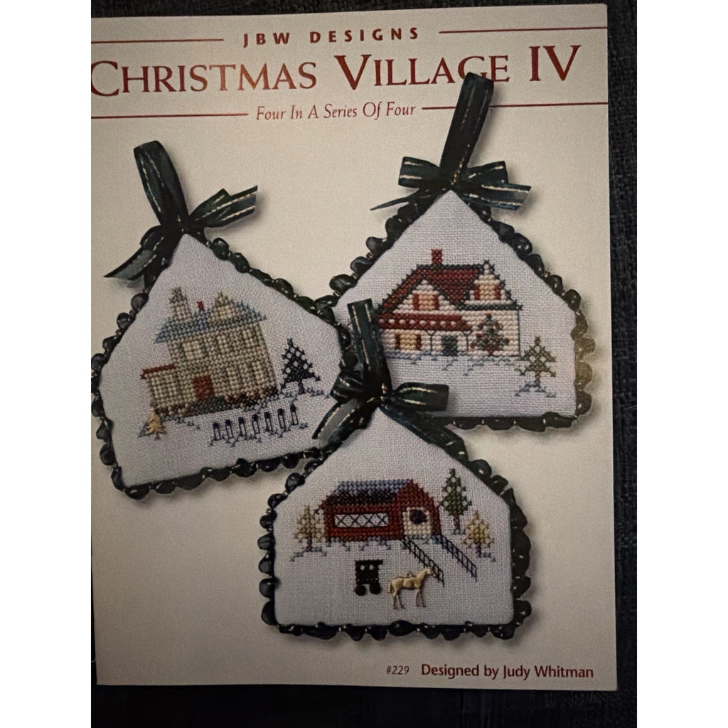 JBW christmas village cross stitch patterns complete 4