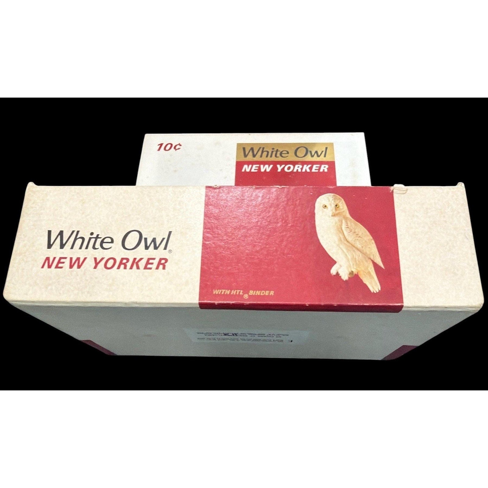 Vintage White Owl New Yorker Cigar Box w Owl Graphic | 50 Count Tobacco Box