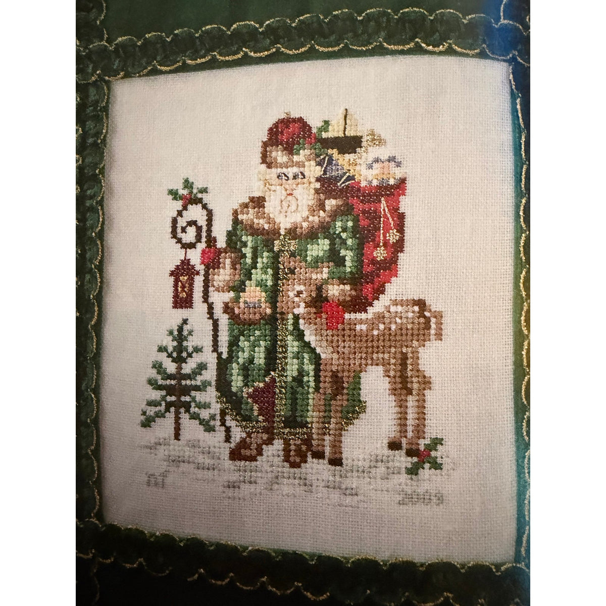 Just CrossStitch Christmas 2009 Magazine Gingerbread Santa Holiday Patterns