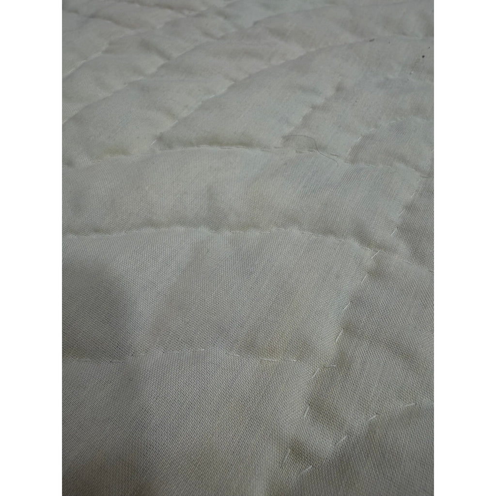 Vintage Hand Quilted 20-Piece Nine Patch Quilt Blue Gingham 66 x 77 – additional view 15