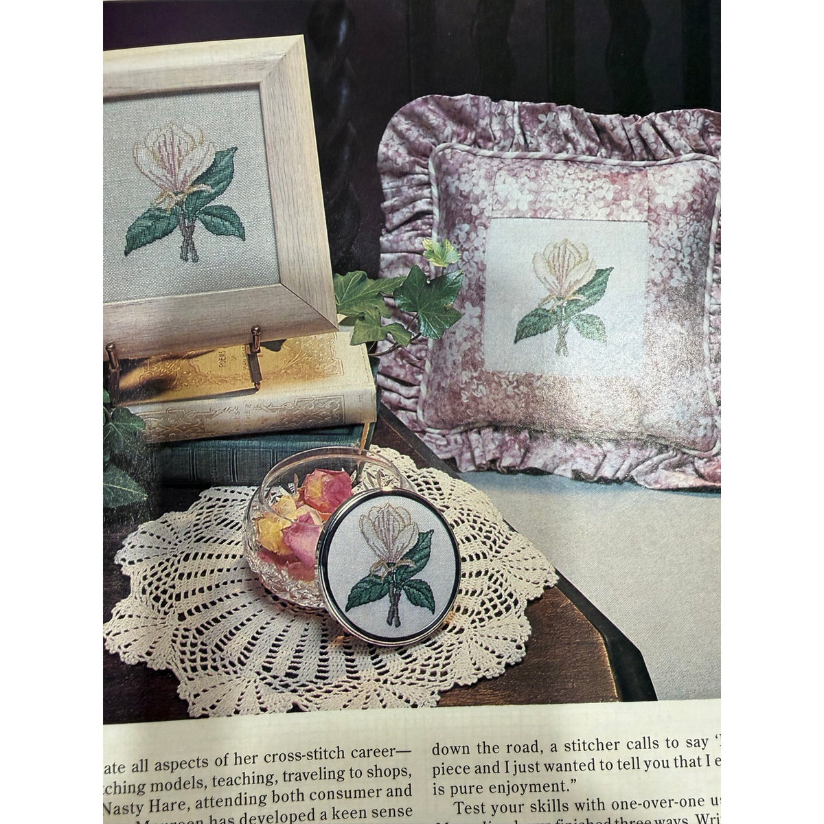 Just CrossStitch Magazine Sept Oct 1995 Fall Patterns NOS Never Used
