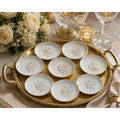 Vintage Kaysons Golden Rhapsody Butter Pats Set of 8 Japan Fine China 1961
