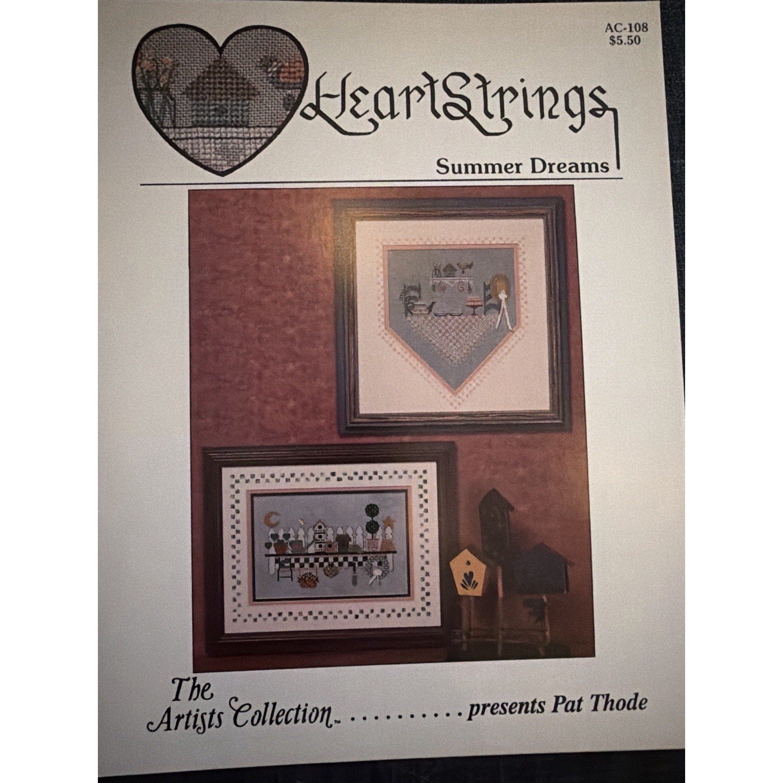 Heartstrings Summer Dreams Cross Stitch Pattern Pat Thode AC108