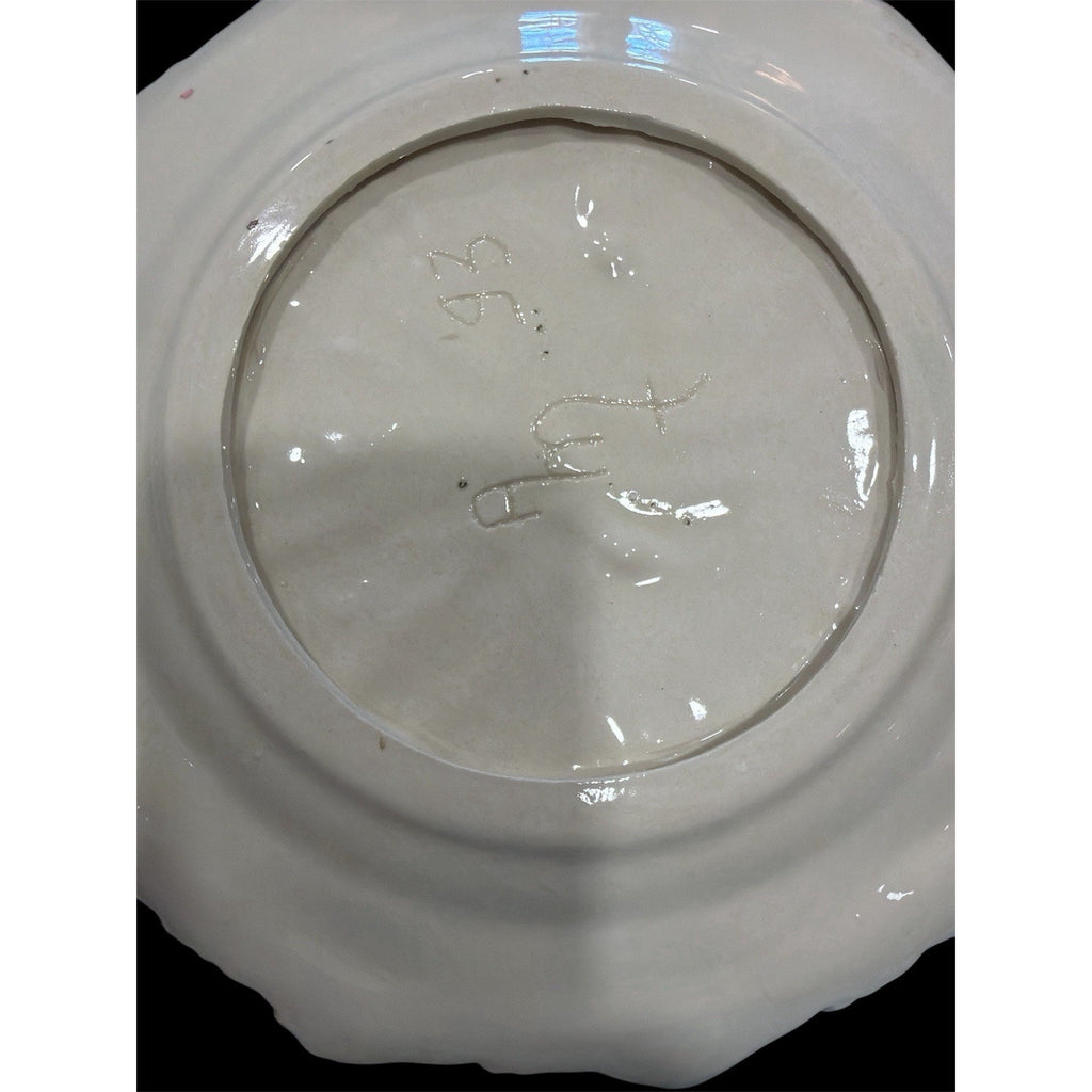 Signed Studio Pottery Bunny Platter Handmade Rabbit Plate 11 Inch