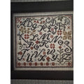 La-D-Da Lazy Alphabet Cross Stitch Floral Sampler NOS
