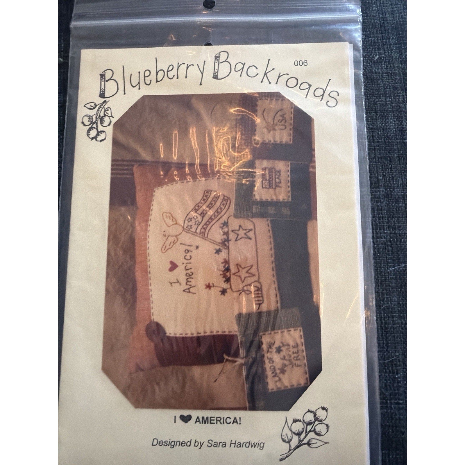 Blueberry Backroads Marvelous Flowers Quilt Pattern 027 2011 NOS
