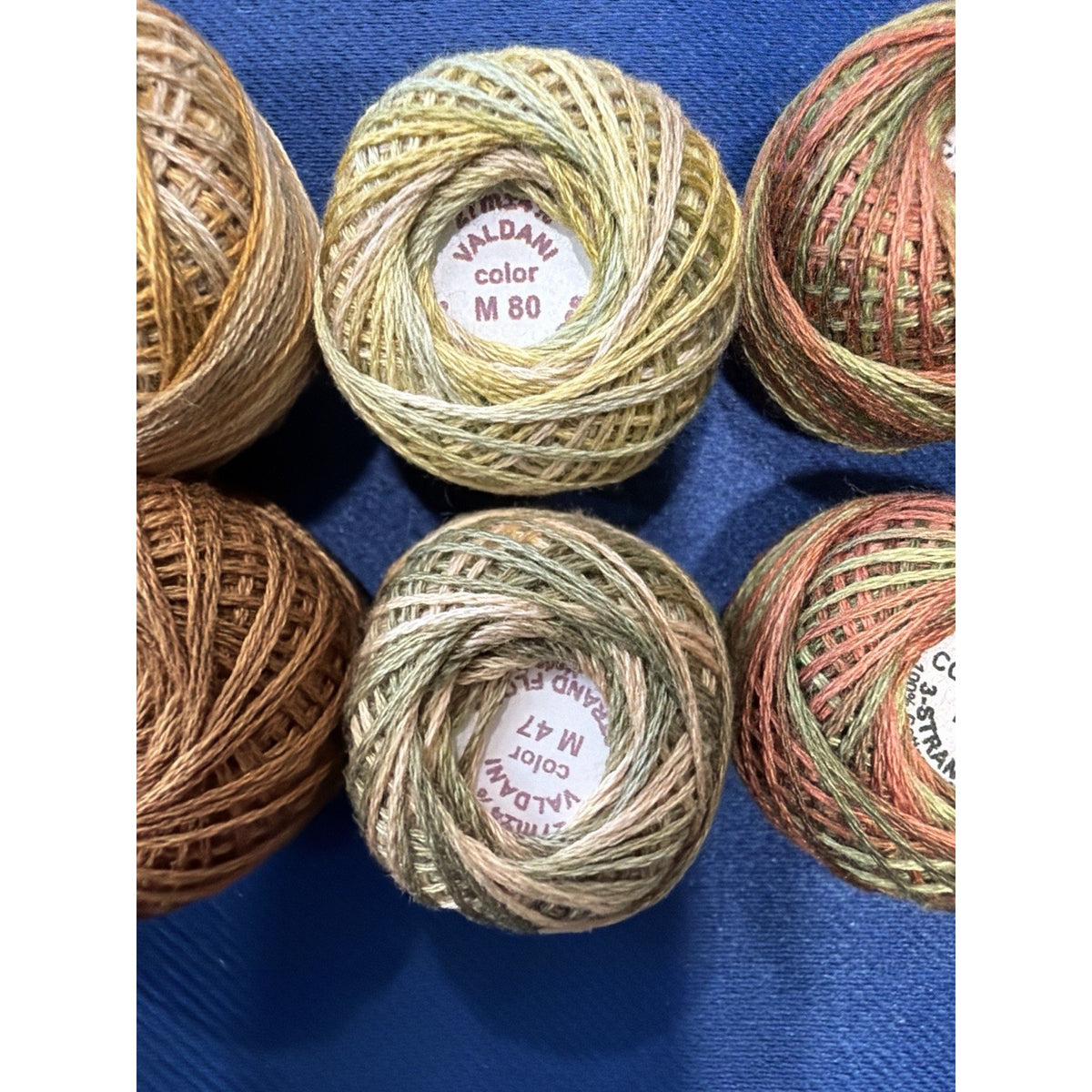 Autumn Orchard Valdani Cotton 8 Ball Lot JP2 M80 M47 M78 O563 O57