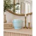 Vintage Esmond Blue Mist Cachepot, Robin’s Egg Blue Pottery Jardiniere