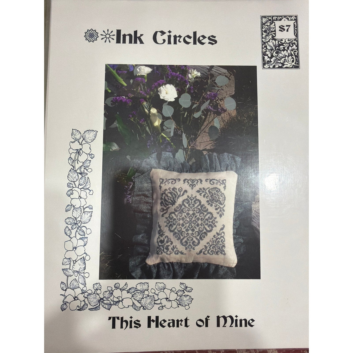 Ink Circles This Heart of Mine Cross Stitch Pattern Never Opened
