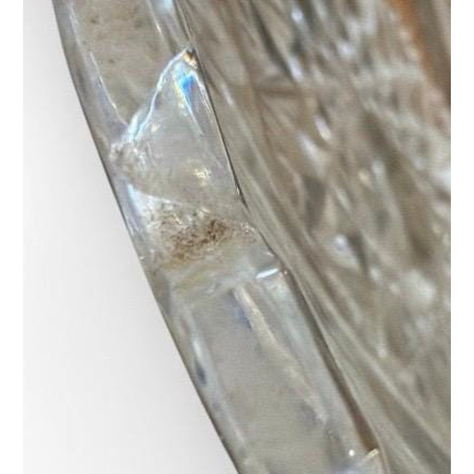 Vintage Cut Crystal Pedestal Compote Bowl, Ornate Metal Stand Centerpiece