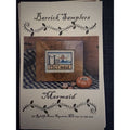Barrick Samplers Mermaid Primitive Cross Stitch Pattern OOP