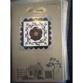 Cardiff Farms Wild Rose Wool Applique Pattern 19x19 Mat
