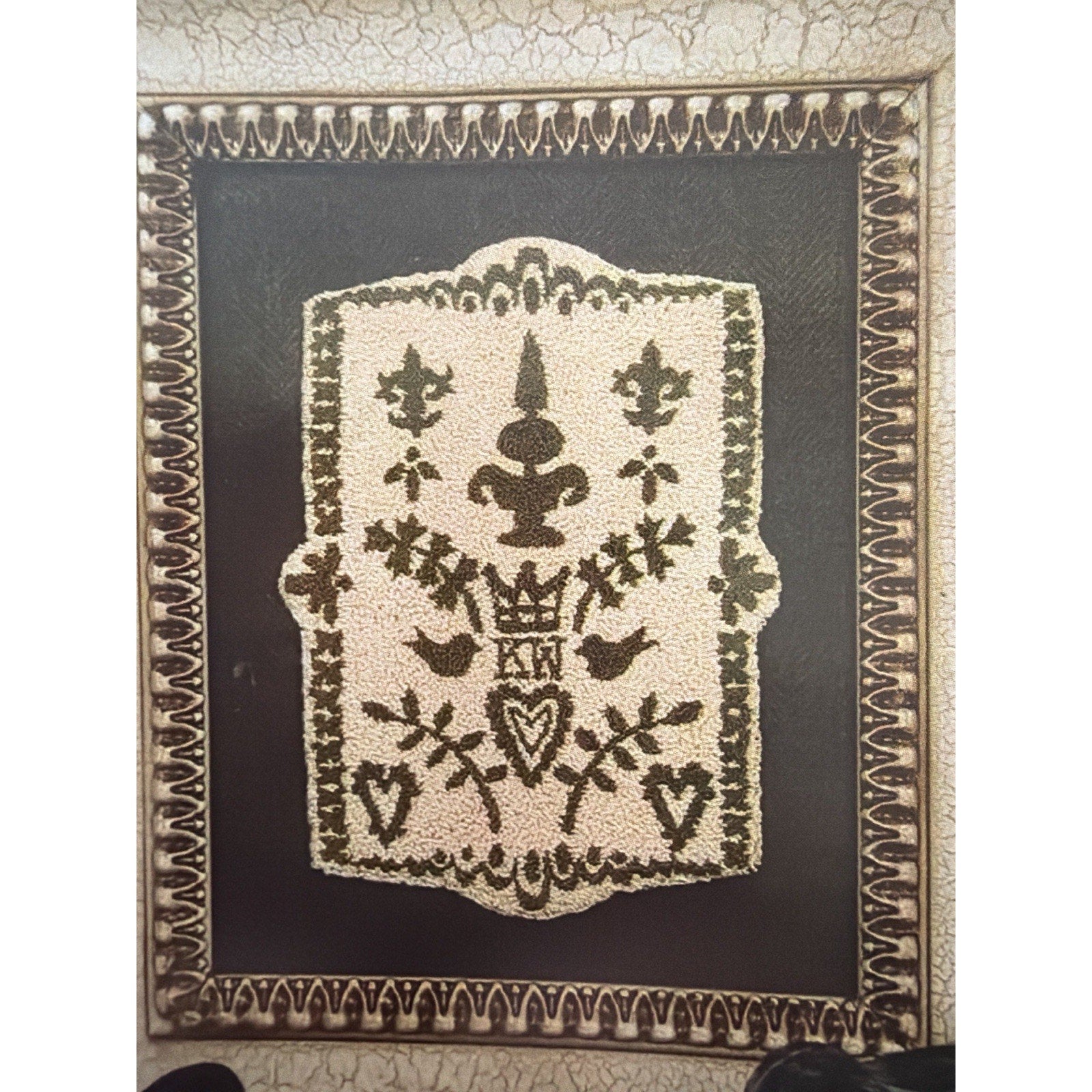 Serendipity Gifts Royal Garden Sampler No 74 Punchneedle Pattern Transfer