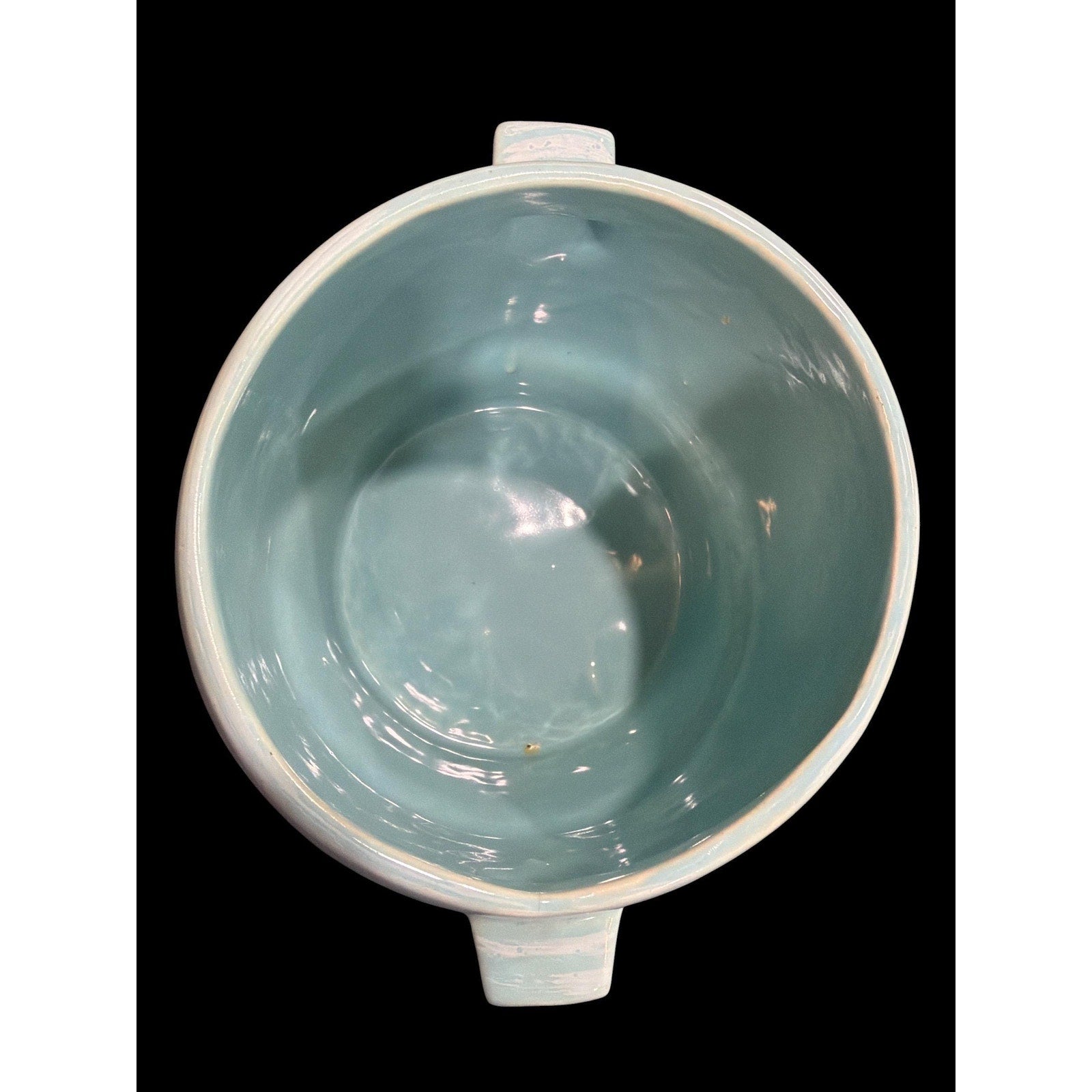 Vintage Esmond Blue Mist Cachepot, Robin’s Egg Blue Pottery Jardiniere