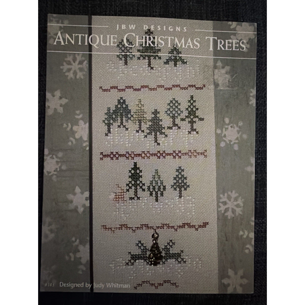 JBW 143 Antique Christmas Trees Cross Stitch Pattern Never Opened