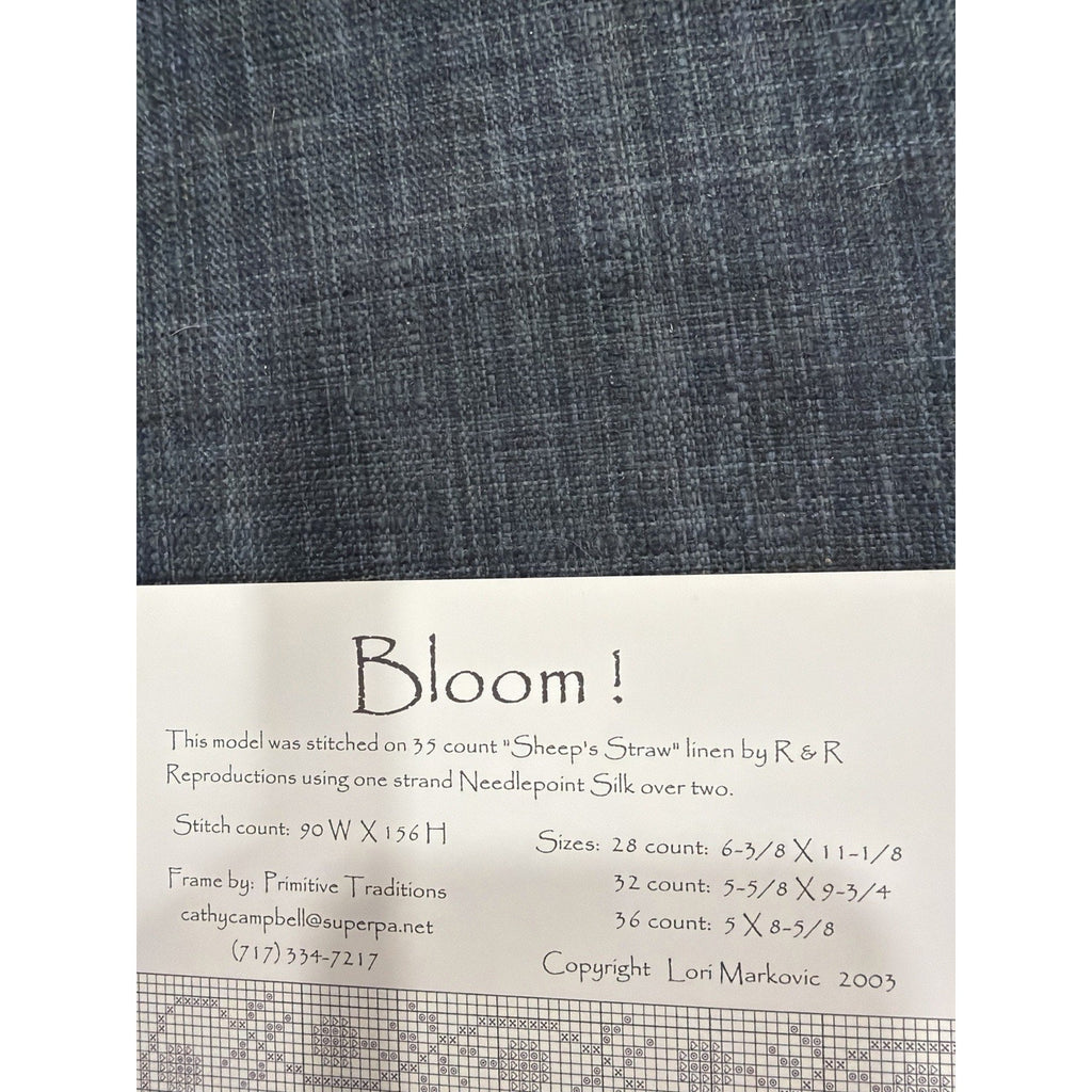 La-D-Da Bloom Lori Markovic Cross Stitch Pattern Chart