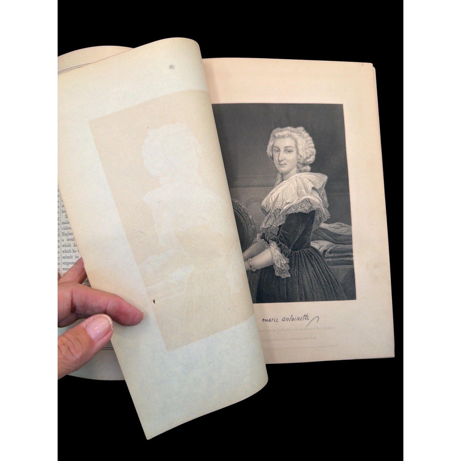 Antique 1873 Portrait Gallery Book: Eminent Men & Women, Steel Engravings Volume I